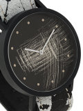 scratched print watch 