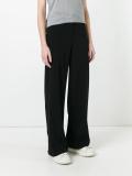 tailored wide leg trousers