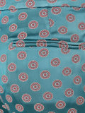 circles print cropped trousers