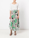 floral print skirt 
