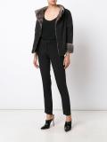 reversible zipped jacket