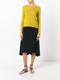 draped back jumper