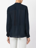 band collar shirt
