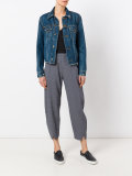 Split hem trousers