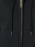 'House Check' zipped sweatshirt