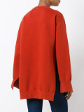 slit sleeves sweatshirt