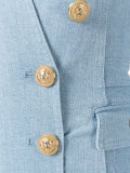 double breasted denim dress