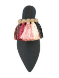 tassel embellished mules