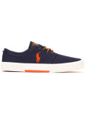 logo embroidered sneakers