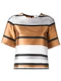 metallic boxy T-shirt