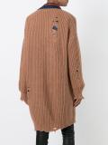 distressed cardi-coat