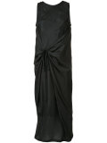 gathered detail shift dress