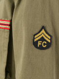 embroidered trim field jacket 