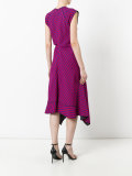trapeze hem midi dress