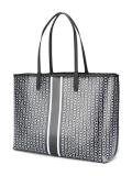chain print tote