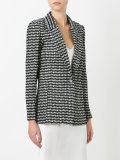zig-zag pattern blazer