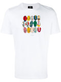 hat print T-shirt 