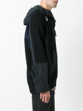 deconstructed hooded jacket