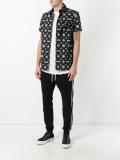 monogram print shortsleeved shirt