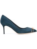 safety pin embellished pumps