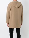 hooded duffle coat