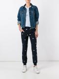 eyes embroidery sweatpants