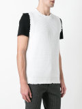 round neck ribbed T-shirt
