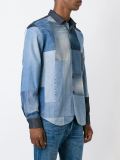 patchwork denim shirt