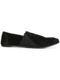 contrast panel loafers 