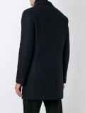 padded checked coat