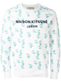 geometric print sweatshirt