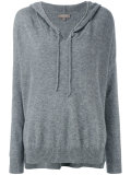 metal edge hooded jumper
