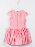 ruched satin dress