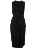 gathered shift dress
