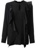 ruffle trim blouse