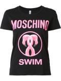 flamingo print T-shirt