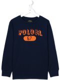 Polo RL 67印花套头衫