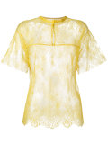 sheer lace top