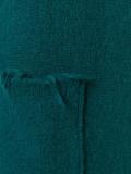 felted sleeveless cardigan
