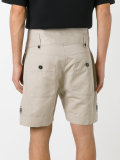 embroidered metal bermudas