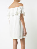ruffled off the shoulder dress