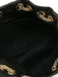 eyelet embellished cross body bag