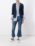 single breasted cropped jacket