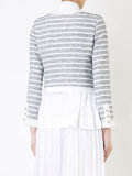 striped cropped jacket