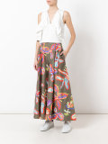 floral palazzo trousers