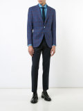 checked blazer