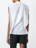 diagonal drape top