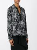stylised print blouse 