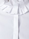 ruffle collar shirt