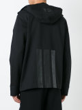 buckled straps hoody